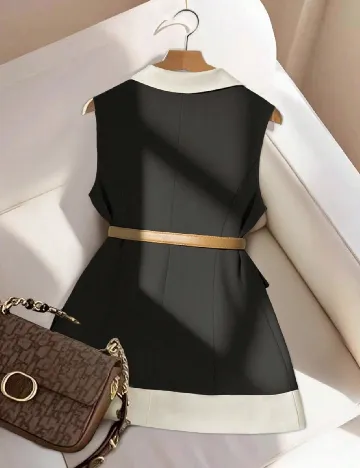 Vesta SHEIN, alb/negru