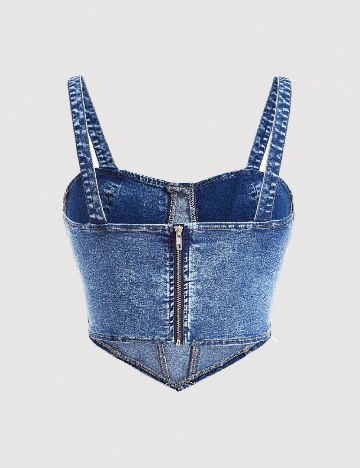 Top SHEIN CURVE, albastru