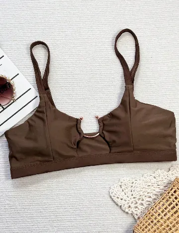 Sutien de baie SHEIN, maro