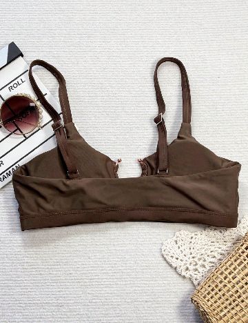 Sutien de baie SHEIN, maro