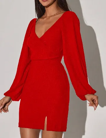 Rochie scurta SHEIN, rosu