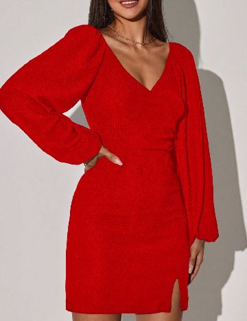 Rochie scurta SHEIN, rosu