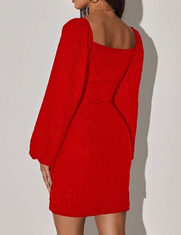 Rochie scurta SHEIN, rosu