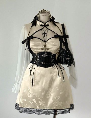 Rochie scurta SHEIN CURVE, crem