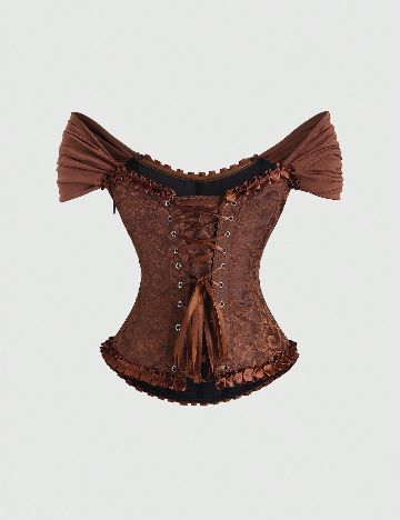 Corset SHEIN, maro