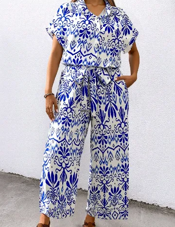 Salopeta SHEIN CURVE, albastru