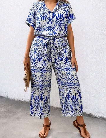 Salopeta SHEIN CURVE, albastru