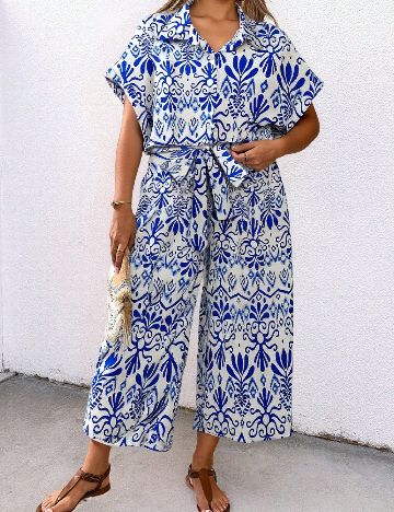 Salopeta SHEIN CURVE, albastru