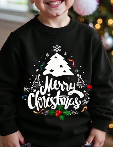 Bluza Shein Kids, negru