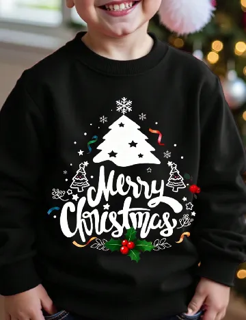 Bluza Shein Kids, negru