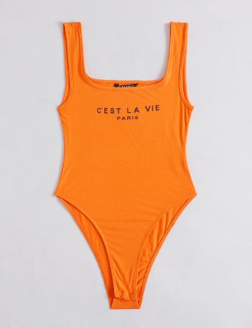 Body SHEIN, portocaliu