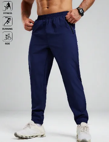 Pantaloni SHEIN, bleumarin