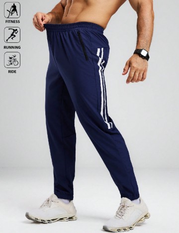 Pantaloni SHEIN, bleumarin