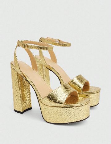 Sandale SHEIN, auriu