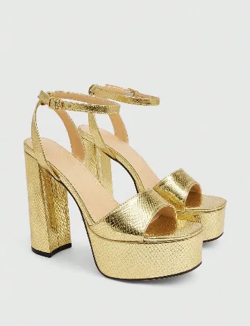 Sandale SHEIN, auriu