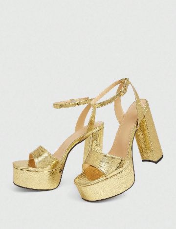 Sandale SHEIN, auriu