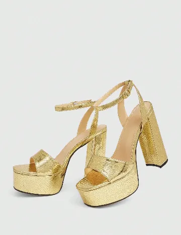 Sandale SHEIN, auriu