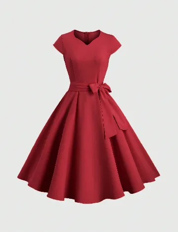 Rochie medie SHEIN, rosu