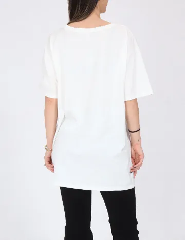 Tricou Oversize River Island, alb