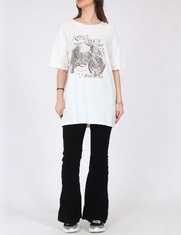 Tricou Oversize River Island, alb