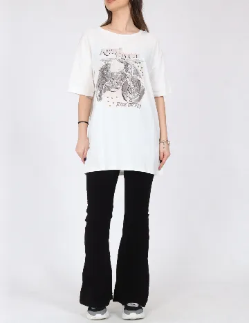 Tricou Oversize River Island, alb
