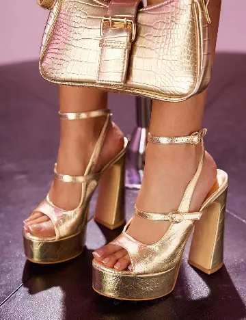 Sandale SHEIN, auriu