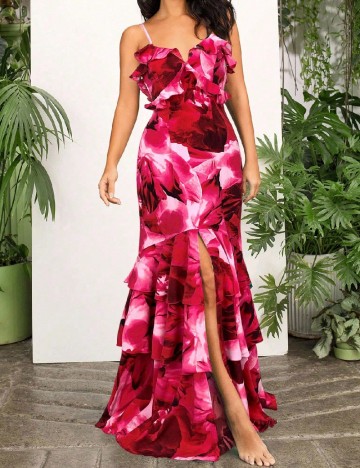 Rochie lunga SHEIN, roz