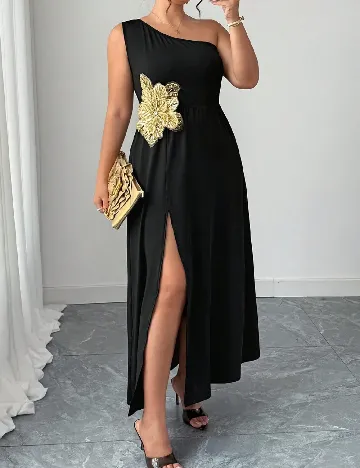 Rochie lunga SHEIN CURVE, negru