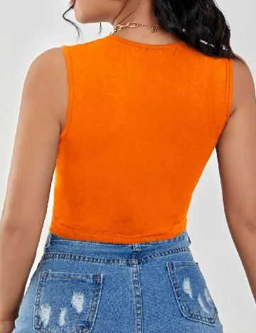 Top SHEIN, portocaliu