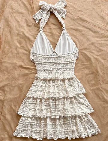 Rochie scurta SHEIN, ecru