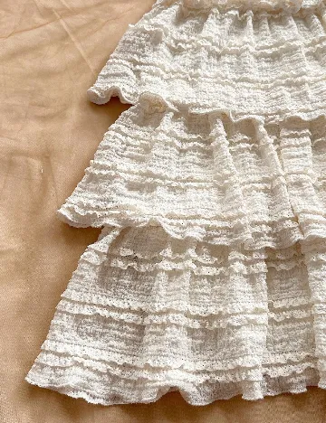 Rochie scurta SHEIN, ecru