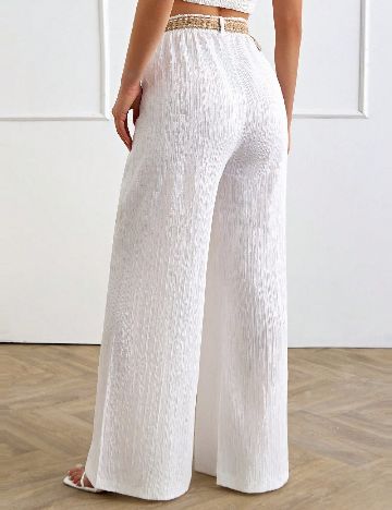 Pantaloni SHEIN, alb