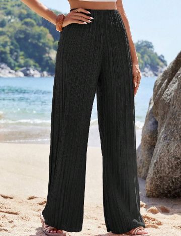 Pantaloni SHEIN, negru