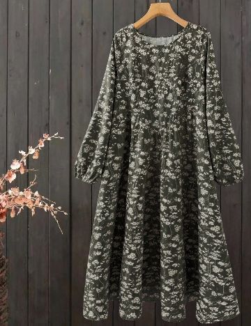 Rochie medie SHEIN CURVE, verde