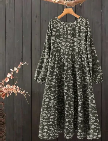 Rochie medie SHEIN CURVE, verde