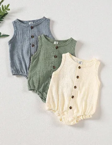 Set body 3 bucati Shein Kids, mix culori