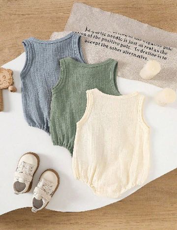 Set body 3 bucati Shein Kids, mix culori