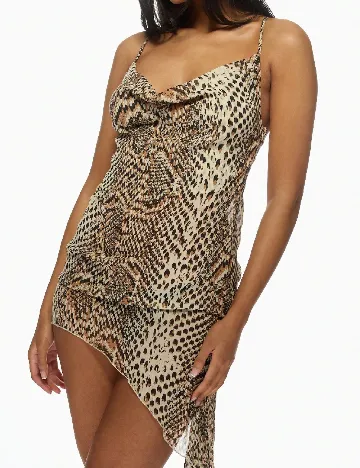 Rochie de plaja Missguided, animal print