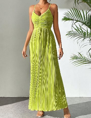 Rochie lunga SHEIN, verde