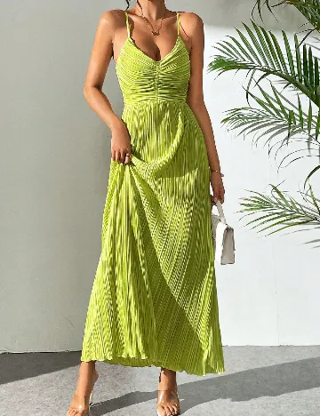 Rochie lunga SHEIN, verde