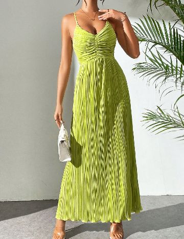 Rochie lunga SHEIN, verde