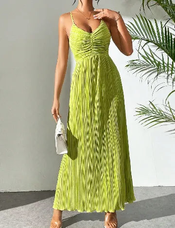 Rochie lunga SHEIN, verde