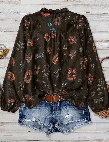 Bluza SHEIN CURVE, maro