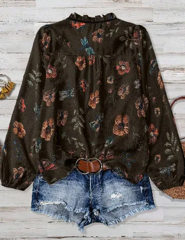 Bluza SHEIN CURVE, maro