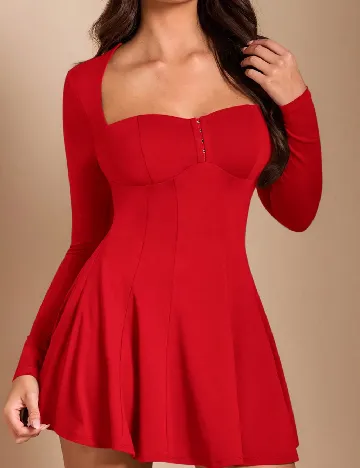 Rochie scurta SHEIN, rosu