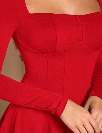 Rochie scurta SHEIN, rosu