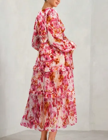 Rochie medie SHEIN Maternity, floral print