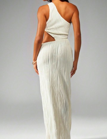 Rochie lunga Missguided, ecru