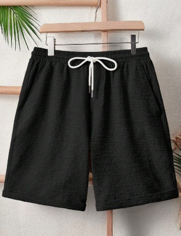 Pantaloni scurti SHEIN, negru