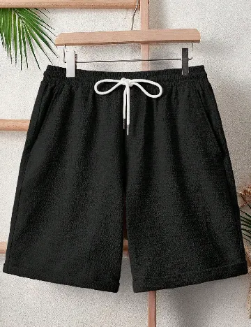 Pantaloni scurti SHEIN, negru